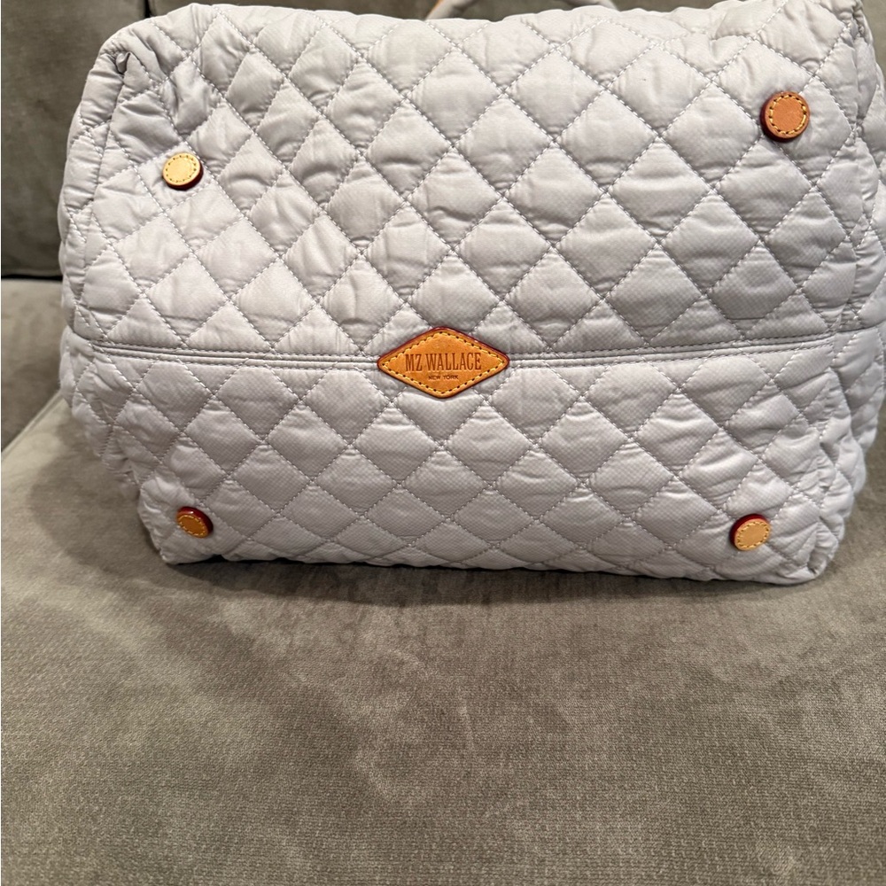 MZ Wallace Soft Gray Quilted Tote - Picture 4 of 6